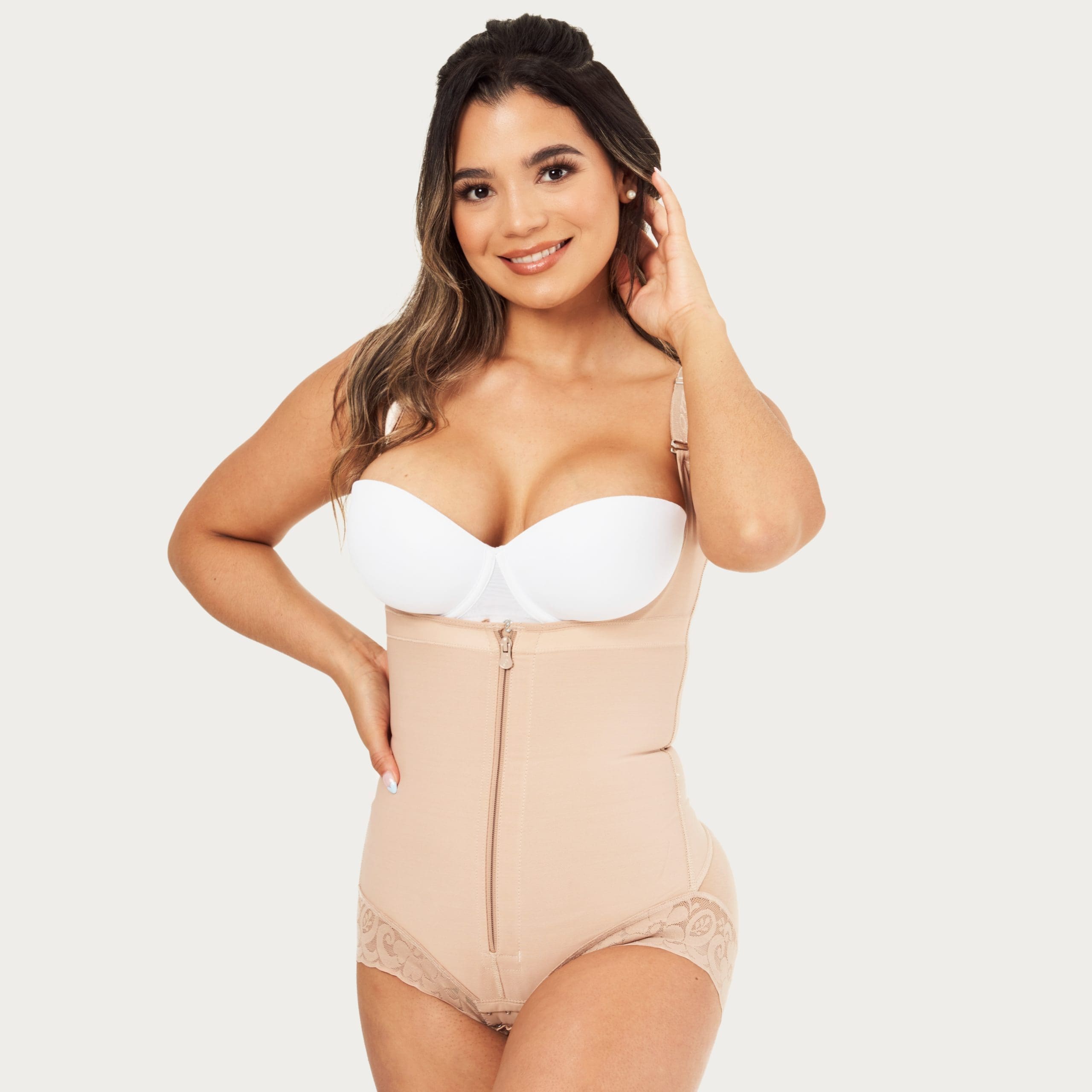 Beige Body Conturing Shapewear/faja Strapless Colomiana Post Surgical/post  Partum/daily -  UK